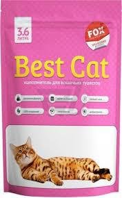 Силікагелєвий наповнювач Бест Кет для котячого туалету Best Cat Pink Flowers 3,6 літра 21467 фото