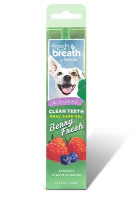 Гель для чищення зубів у собак TropiСlean "Свіжа ягода", 59 мл 002296 фото