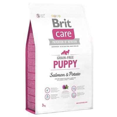 Сухий корм для цуценят Brit Care GF Puppy Salmon & Potato 12 кг 132718/0047 фото