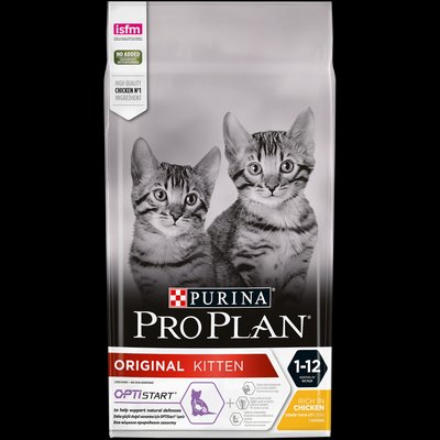 Purina Pro Plan Original Kitten 1.5 кг корм для кошенят з куркою 15448 фото