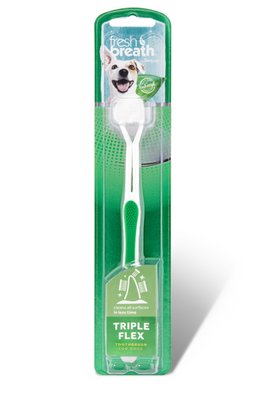 Зубна щітка TropiСlean для собак "Tripleflex" 002166 фото