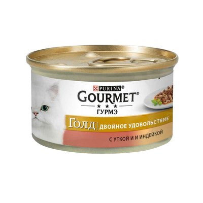 Gourmet Gold (Гурмет Голд) подвійне задоволення з качкою та індичкою 85 г 381050 фото