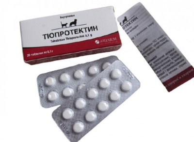Тіопротектін таблетки №20 по 0.1 г Артеріум 7771 фото