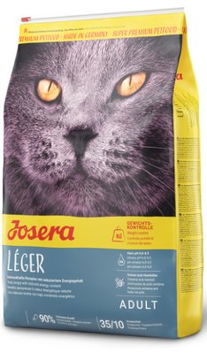 Сухий корм Josera Leger для малоактивних і схильних до повноти та кастрованих і стерилизованих котів, 10 кг 901429 фото