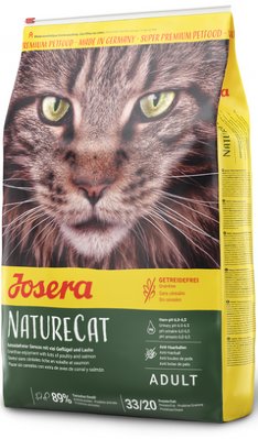 Сухий корм Josera NatureCat беззерновой корм для кішок з чутливим травленням і кошенят від 6 міс., 10 кг 901432 фото
