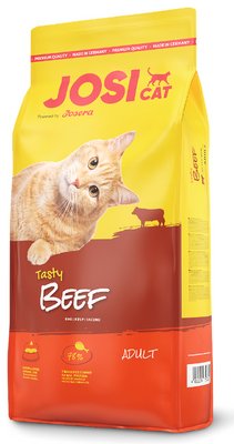 Сухий корм Josera JosiCat Tasty Beef повнораціонний корм для дорослих котів зі смаком яловичини, 18 кг 4032254753322 фото