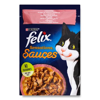 Felix Sensations Sauces з лососем у соусі та смаком креветок 85 г 441880 фото