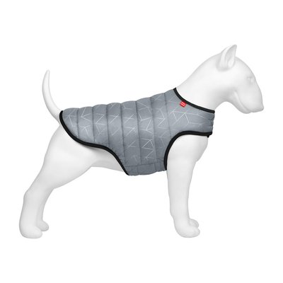 Курточка-накидка для собак WAUDOG Clothes світловідбивна, XS, А 26 см, B 33-41 см, C 18-26 см 5490 фото