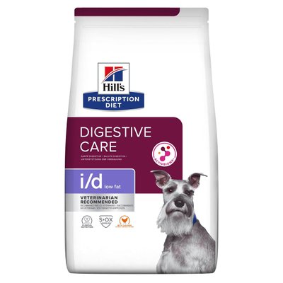 Hill's Prescription Diet Canine i/d Low Fat Лікувальний сухий корм для собак з куркою, 12 кг 606430 фото