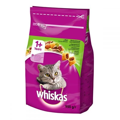 Whiskas Сухий корм для кішок з ягням / 900 гр 901829 фото