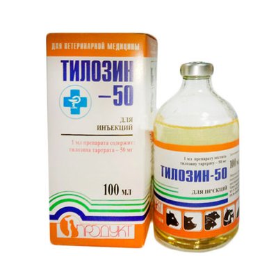 Тилозин-50 100 мл Продукт 2547 фото