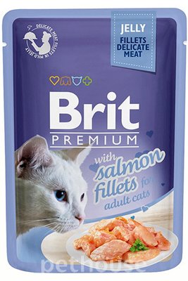 Brit Premium Філе лосося в желе для котів 85 гр 111242/487 фото