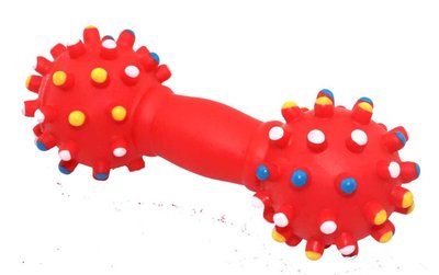 Іграшка гантель вінілова міна з шипами 15см EV054 ZooMax 23761 фото