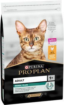 Сухий корм Pro Plan Adult 1+ Renal Plus для котів з куркою 10 кг п100057 фото