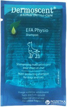 Dermoscent (Дермосент) EFA Physio Shampoo для всех типов кожи саше 20х15 мл. х42505 фото
