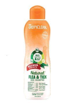 Натуральний шампунь для собак від бліх і кліщів TropiClean Natural Flea & Tick Максимальна дія, 592 мл В202573 фото