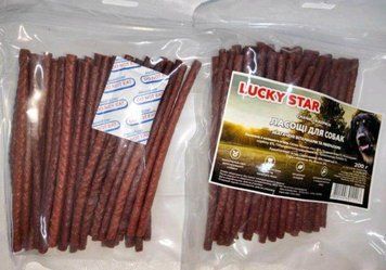 Ласощі для собак Тонкі качині смужки 200 г Lucky Star PM058 к-2006828 фото