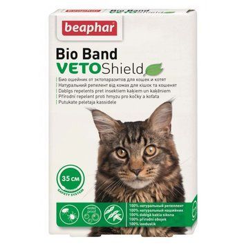 Ошейник Беафар для кошек и котят с 2-х месяцев ВІО 35 см Beaphar 13280 фото