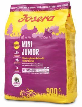 Сухий корм Josera MiniJunior (МініЮніор) для цуценят і дорослих собак дрібних порід, 900 г 901473 фото