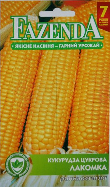 Насіння Кукурудзи цукрова Лакомка 20 г FAZENDA 29194 фото