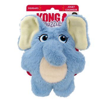 Игрушка для собак Конг KONG Dog Snuzzles Kiddos Elephant слоненок с пискавкой, размер S 98485 фото