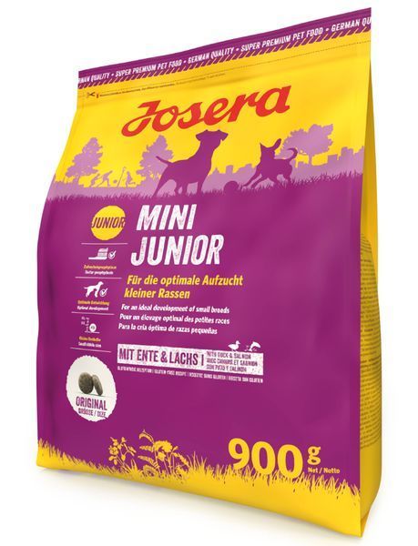 Сухий корм Josera MiniJunior (МініЮніор) для цуценят і дорослих собак дрібних порід, 900 г 901473 фото