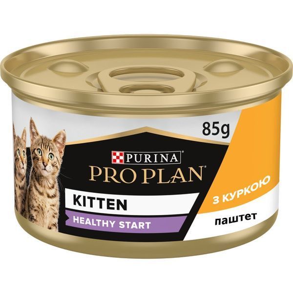 Консервований корм Purina Pro Plan Veterinary Diets Junior паштет з куркою для кошенят 85 г п100116 фото