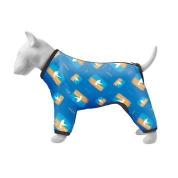 Ветровка для собак WAUDOG Clothes, рисунок "Флаг", M45, В 55-60 см, С 37-40 см 5345-0229 фото