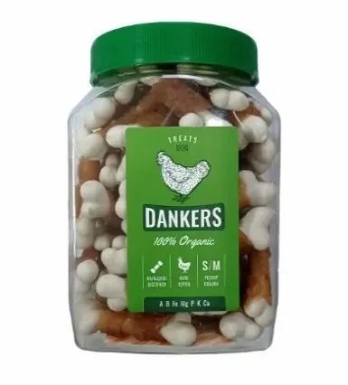 Ласощі для домашніх тварин Данкерс DANKERS Кальцієві кісточки з курячою грудкою 500 г ВD09/500 фото