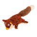 Іграшка для собак Лисиця з пискавкою GiGwi Plush, текстиль, 9 см 75043 фото 1