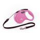 Поводок-рулетка Flexi New Classic для собак, с тросом, размер M 5 м / 20 кг (розовая) 11796 фото 1