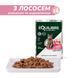 Equilibre пауч для стерилизованных кошек с курицей, говядиной, форелью, лососем 85 г х7976 фото 5
