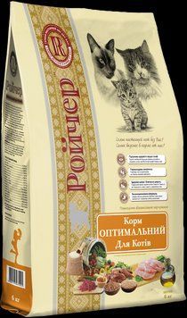Сухий корм Ройчер Оптимальний для котів 6 кг К311479 фото
