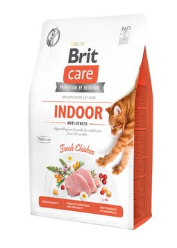 Сухой корм Брит Brit Care Indoor Anti-Stress с курицей для снижения уровня стресса у домашних кошек, 2 кг 171302/0853 фото