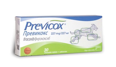 Превікокс L 227 мг (фирококсиб) №30 таблеток Merial 901280 фото