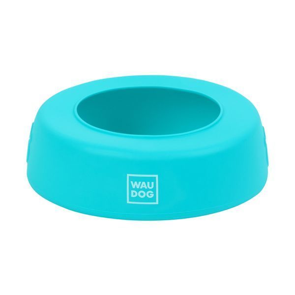 Миска-непроливайка WAUDOG Silicone, 1 л блакитний 50792 фото