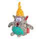 Іграшка для собак Ведмідь з пискавкою GiGwi Plush, текстиль, 10 см 75044 фото 1
