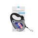 Поводок-рулетка для собак WAUDOG R-leash, рисунок "NASA21", S, до 15 кг, 5 м, светоотражающая лента черный 8124-0148-01 фото 2