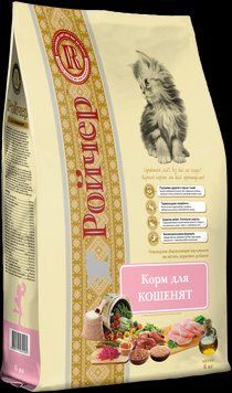 Сухий корм Ройчер для кошенят з куркою 6 кг К311478 фото