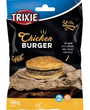 Ласощі для собак Trixie (TX-31505) Chicken Burger бургер для собак з куркою 140 г TX31505 фото