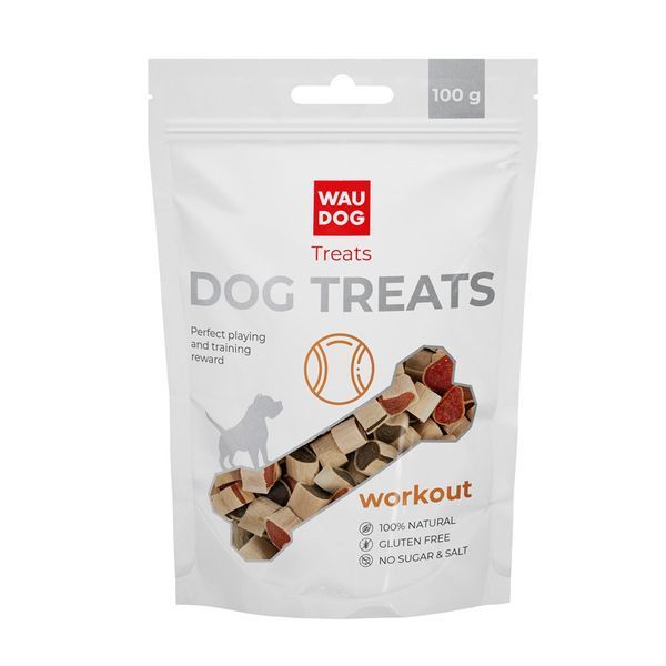 Ласощі для собак WAUDOG Treats "Кольорові курячі суші", 100 г 4457 фото