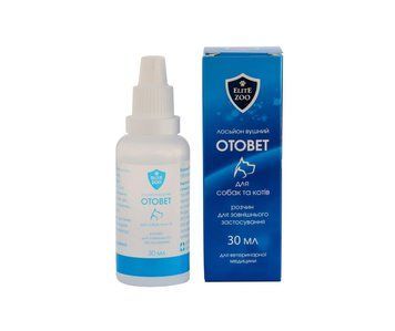 Лосьйон вушний Отовет для кобак і котів (30 мл), Продукт 28498 фото