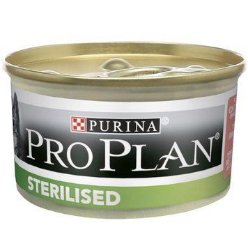 Purina Pro Plan Sterilised для кастрированных кошек с тунцем и лососем 85 г п100120 фото