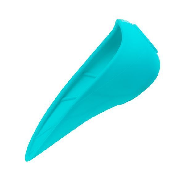 Поїлка-насадка на пляшку WAUDOG Silicone, 165х90 мм блакитний 50772 фото