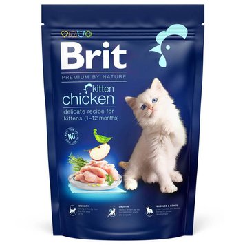 Сухой корм Брит Brit Premium by Nature Cat Kitten с курицей для котят и кормящих кошек, 1.5 кг 171858 фото