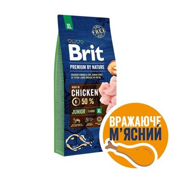 Сухий корм Бріт Brit Premium Junior XL для цуценят і молодих собак гігантських порід, 15 кг 170831/6505 фото