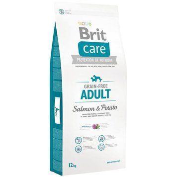 Сухой корм для собак весом до 25 кг Брит Brit Care GF Adult Salmon & Potato 12 кг 132724/0139 фото
