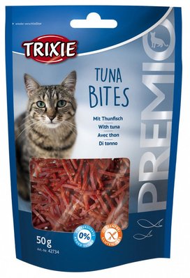 Trixie TX-42734 PREMIO Tuna Bites 50г - ласощі для котів з тунцем і куркою 15837 фото