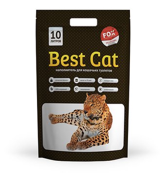 Силікагелевий наповнювач Бест Кет для котячого туалету Best Cat White 10 літрів 24355 фото