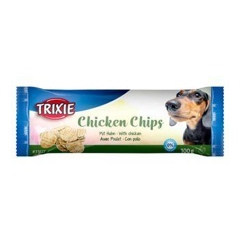 Ласощі для собак Trixie (TX-31627) Snack Chips чіпси для собак з куркою 4 см / 100 г TX31627 фото